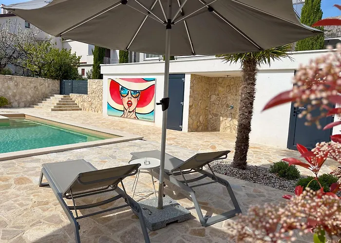 Kiana - Mit Dachterrasse, Meerblick Sowie Grosse Poolarea Apartman Baška